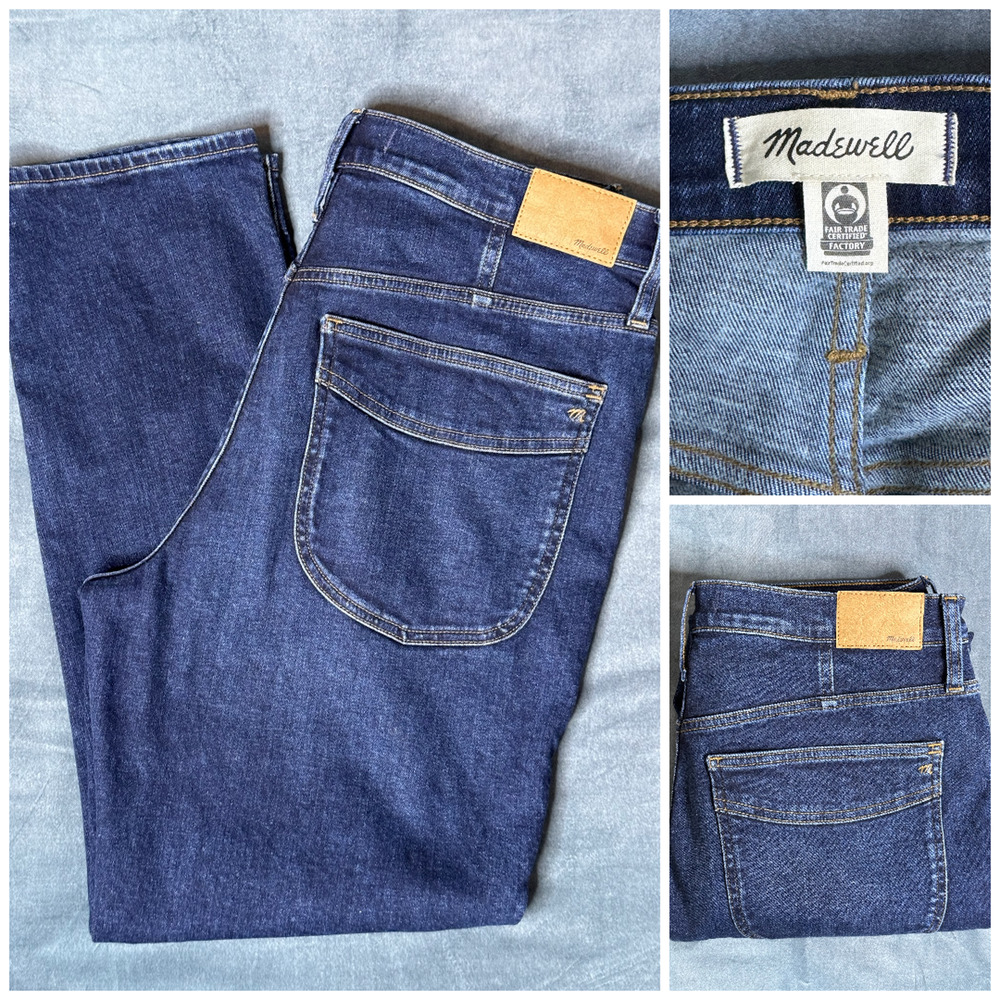 Madewell The Perfect Vintage Flare Jean Size 31 Dark Wash High Rise Denim